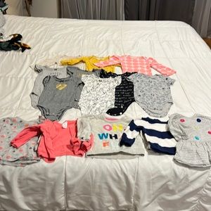 6 month baby onesie clothing bundle